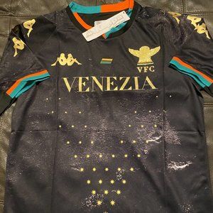 Kappa VENEZIA FC (Venice) Men's Black JERSEY Sz S,M,L,XL,2X New w tags ITALY